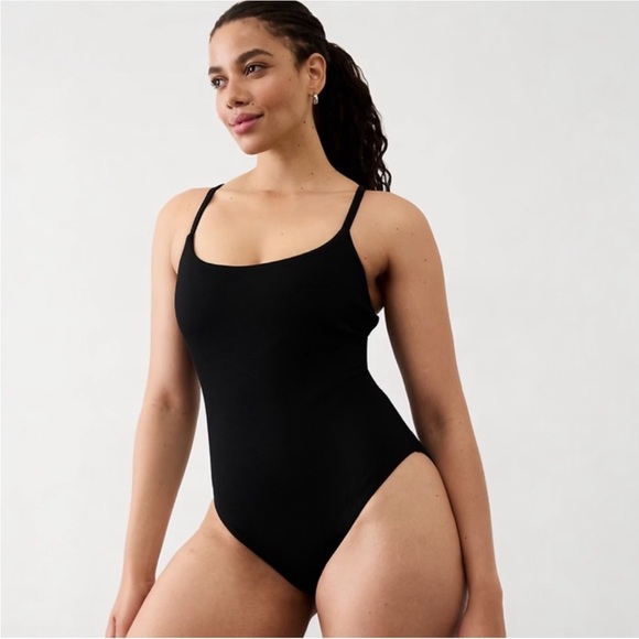 Athleta Scoop Pique One Piece NWT XL TALL